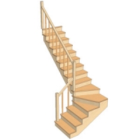 Лестницы с прямыми ступенями
